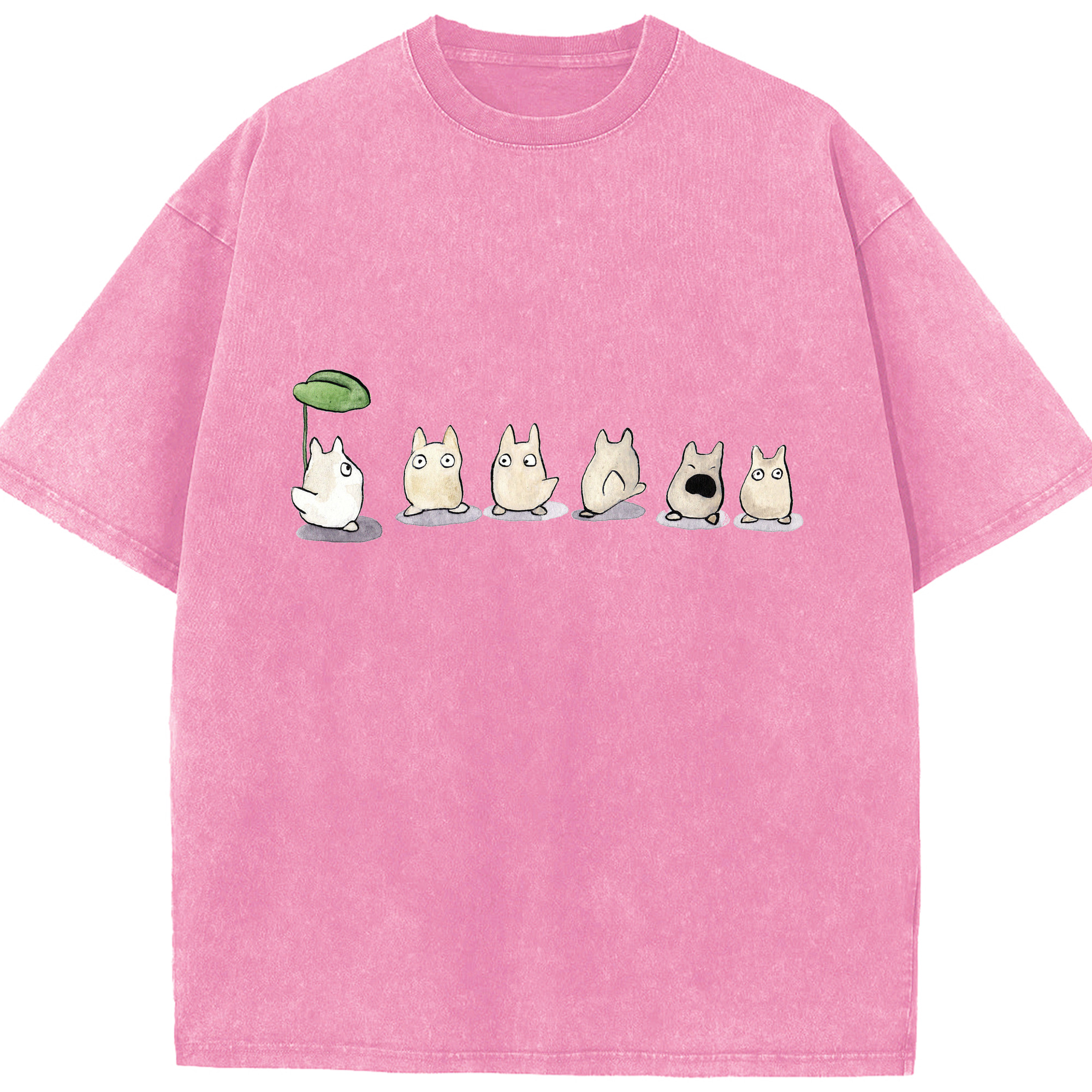 （画像用） となりのトトロ 草壁メイ 草壁サツキ My Neighbor Totoro Satsuki Kusakabe Mei Kusakabe 綿100% ヴィンテージ風 半袖Tシャツ（フロントプリント）